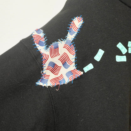 SKOLOCT $BAG PATCH WORK HOODIE