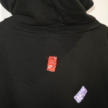 SKOLOCT $BAG PATCH WORK HOODIE