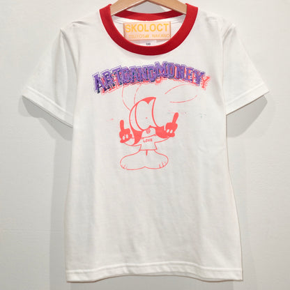 SKOLOCT FINGER SLOGAN MINI T-SHIRT