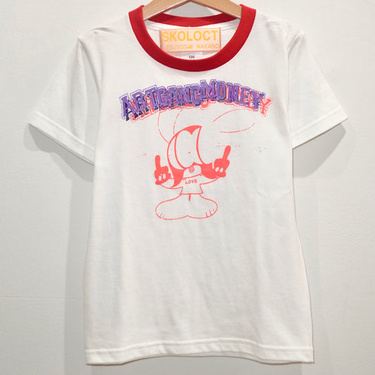 SKOLOCT FINGER SLOGAN MINI T-SHIRT