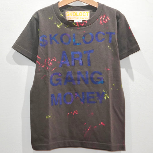 $KOLOCT FREE PAINT SLOGAN MINI T-SHIRT