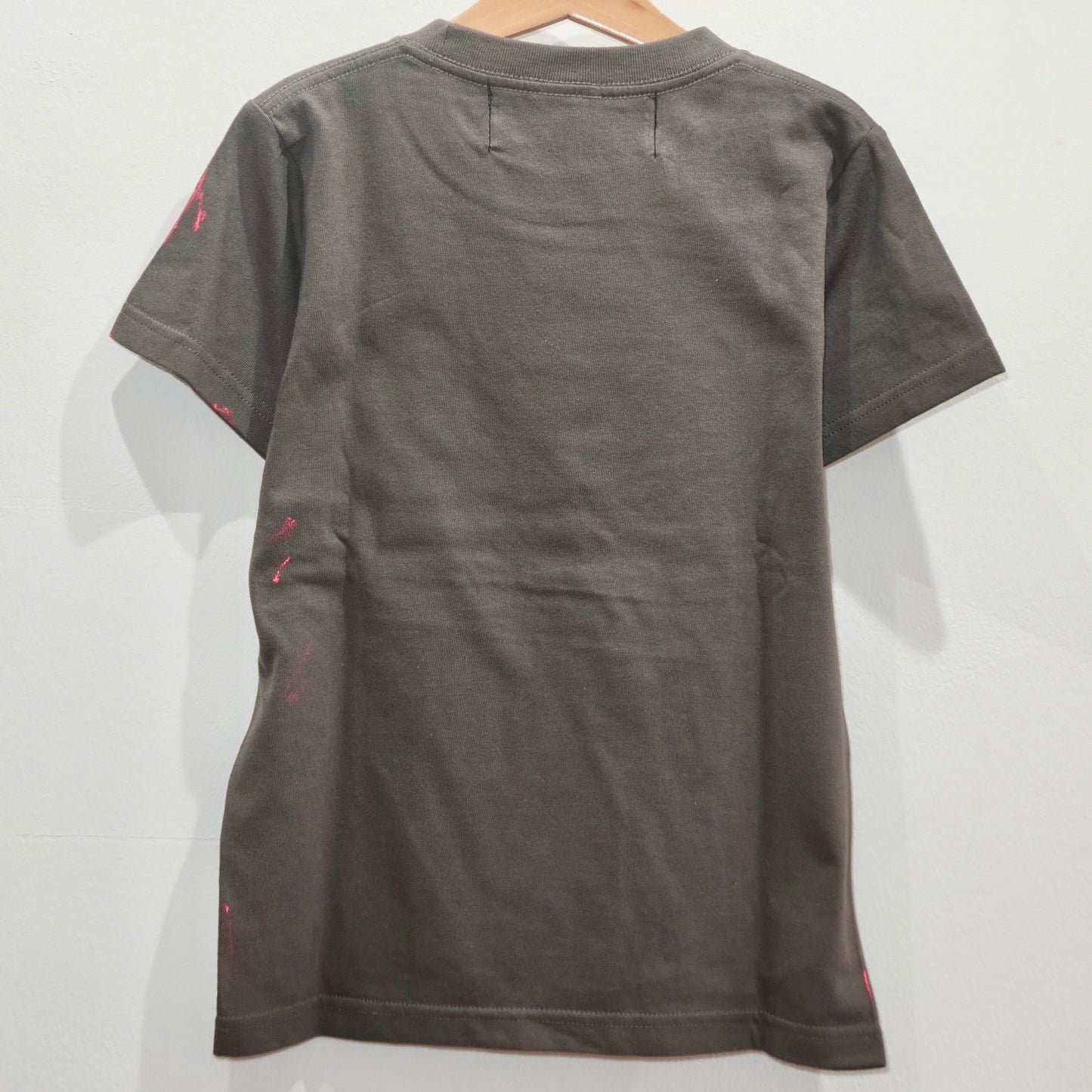 $KOLOCT FREE PAINT SLOGAN MINI T-SHIRT