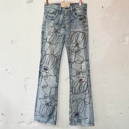 SKOLOCT HAND-DRAWN DENIM - (30)