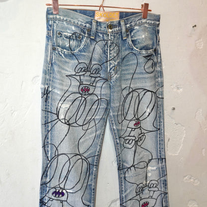 SKOLOCT HAND-DRAWN DENIM - (30)