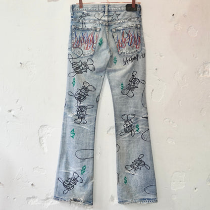 SKOLOCT HAND-DRAWN DENIM - (30)