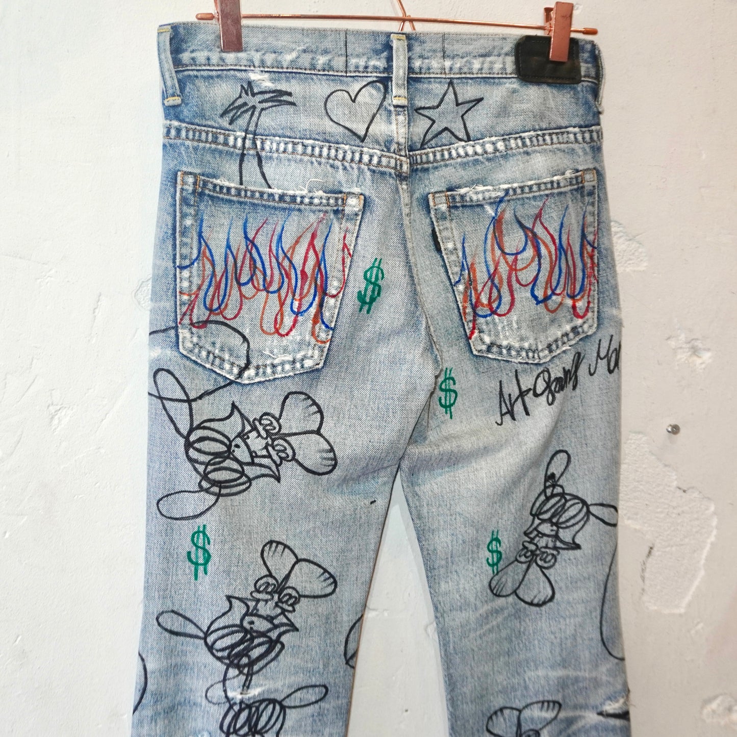 SKOLOCT HAND-DRAWN DENIM - (30)