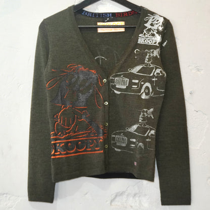 SKOLOCT SKOOPY REMAKE CARDIGAN