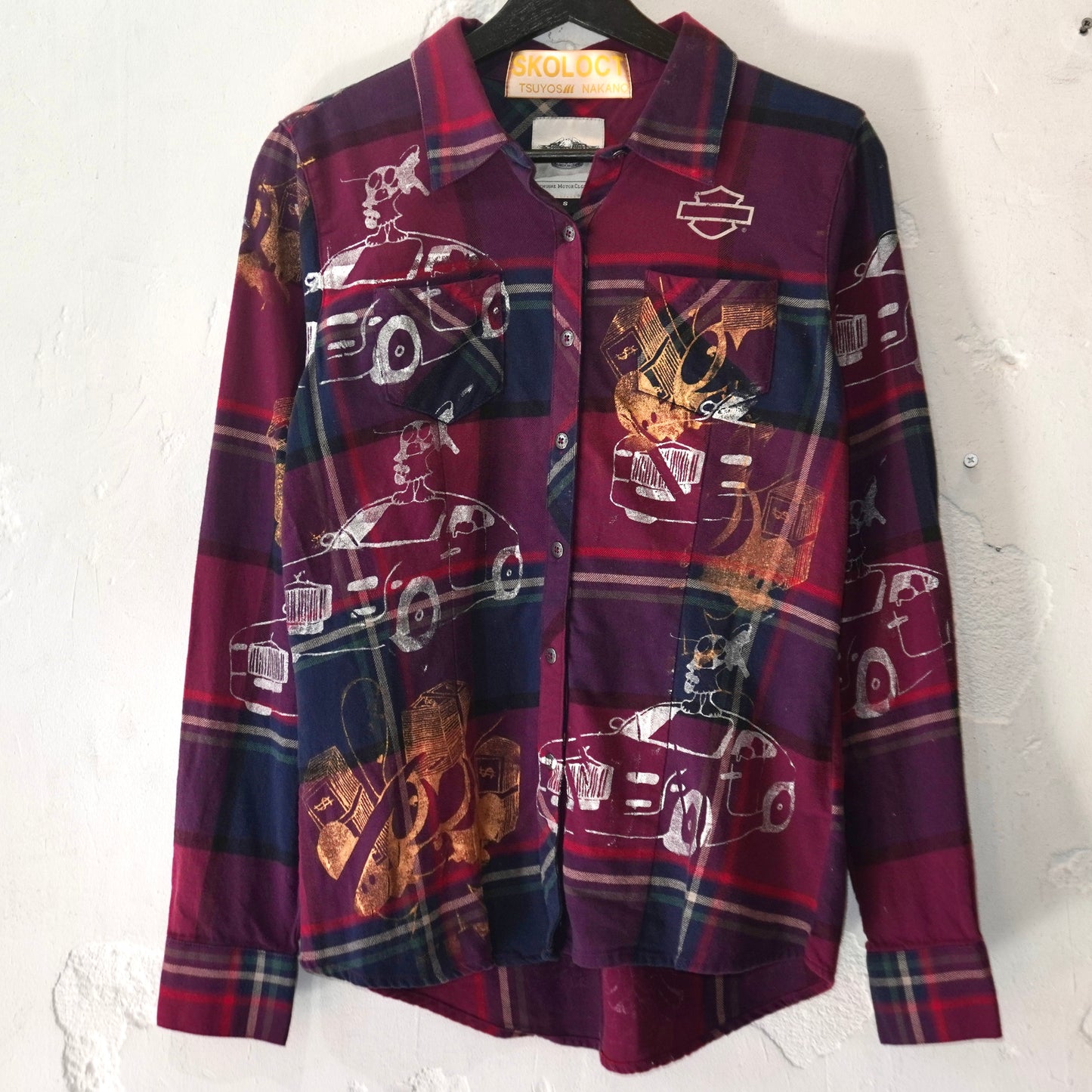SKOLOCT SKO DAVIDSON REMAKE FLANNEL SHIRT (S)