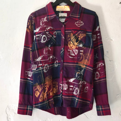 SKOLOCT SKO DAVIDSON REMAKE FLANNEL SHIRT (S)