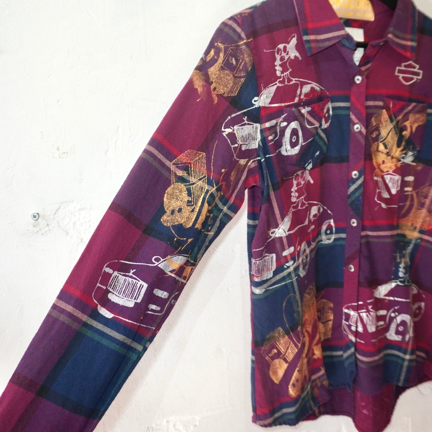 SKOLOCT SKO DAVIDSON REMAKE FLANNEL SHIRT (S)