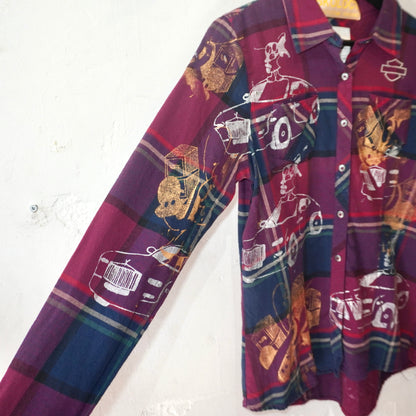 SKOLOCT SKO DAVIDSON REMAKE FLANNEL SHIRT (S)