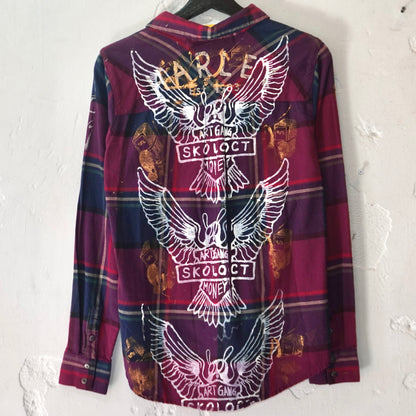 SKOLOCT SKO DAVIDSON REMAKE FLANNEL SHIRT (S)
