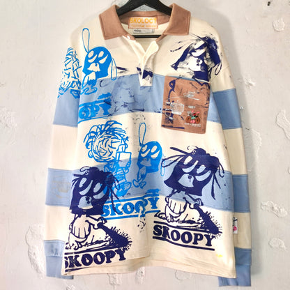 SKOLOCT SKOOPY REMAKE STRIPE L/S SHIRT
