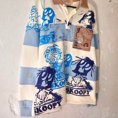 SKOLOCT SKOOPY REMAKE STRIPE L/S SHIRT