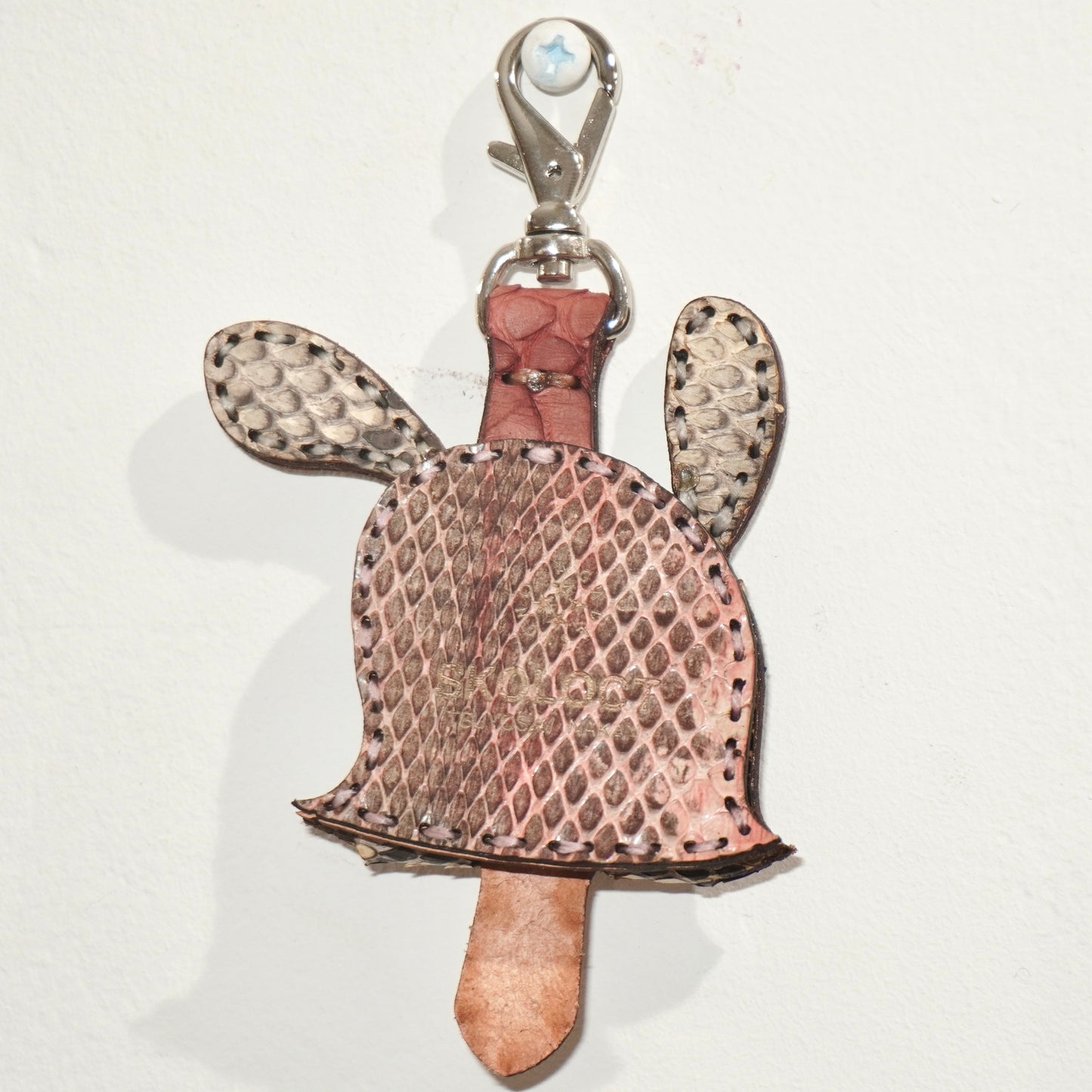 LEATHER KEY COVER - ¥EN EYES/PYTHON