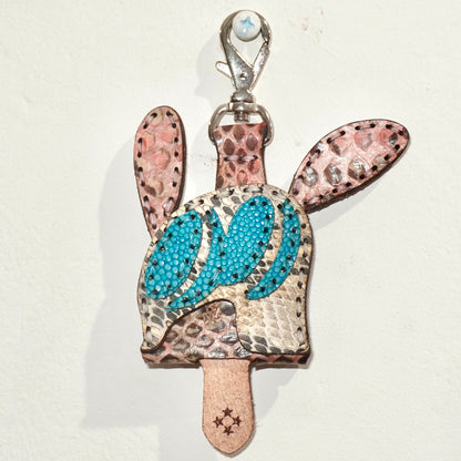 LEATHER KEY COVER - NORMAL EYES/PYTHON