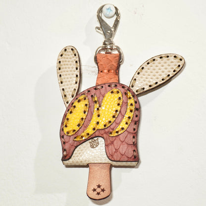 LEATHER KEY COVER - NORMAL EYES/PYTHON