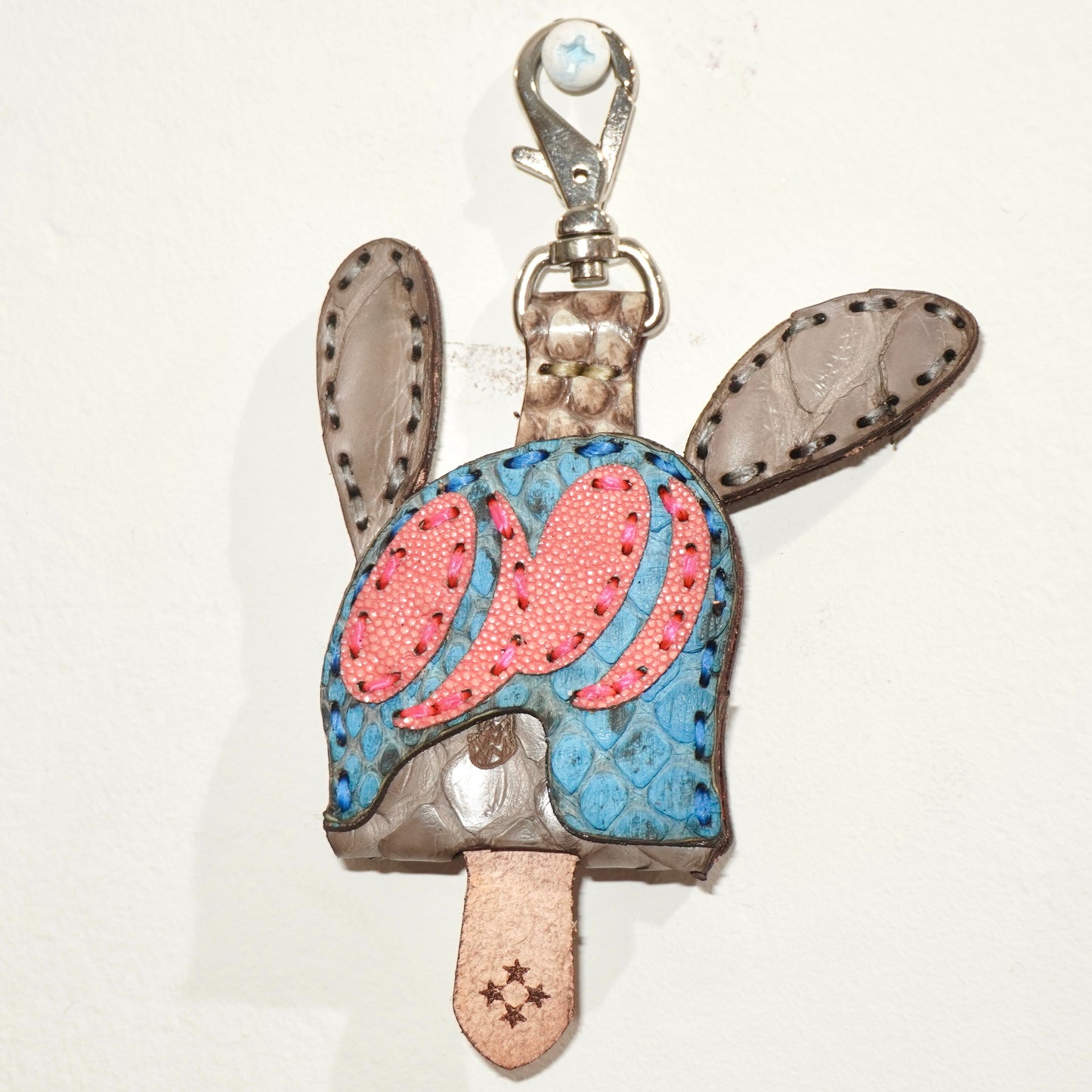 LEATHER KEY COVER - NORMAL EYES/PYTHON