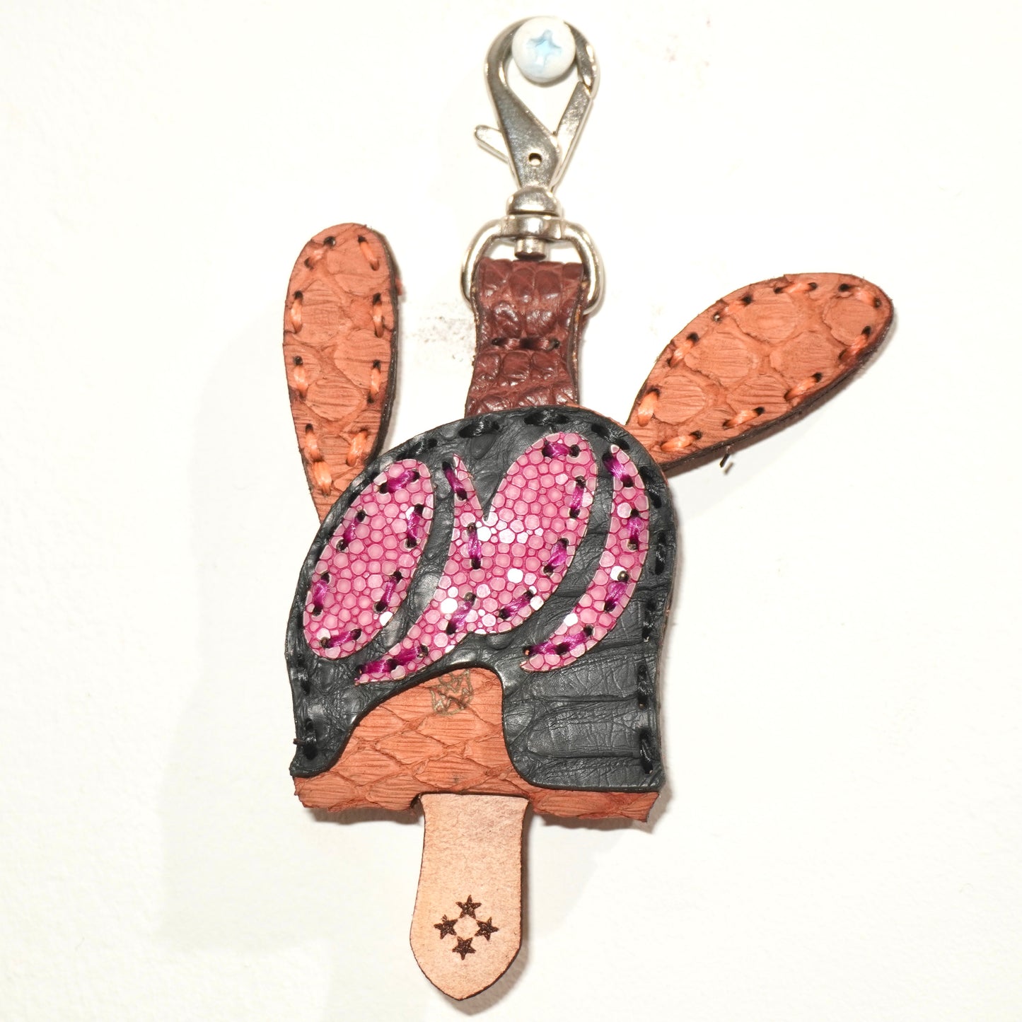 LEATHER KEY COVER - NORMAL EYES/PYTHON