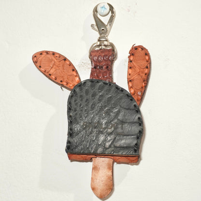 LEATHER KEY COVER - NORMAL EYES/PYTHON