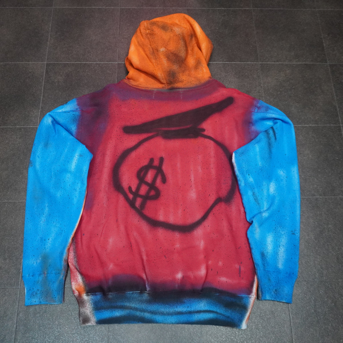 SPRAY PAINTED HOODIE