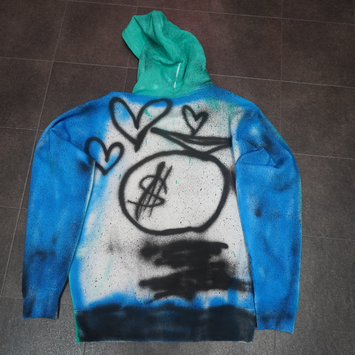 SPLAY PAINTED HOODIE