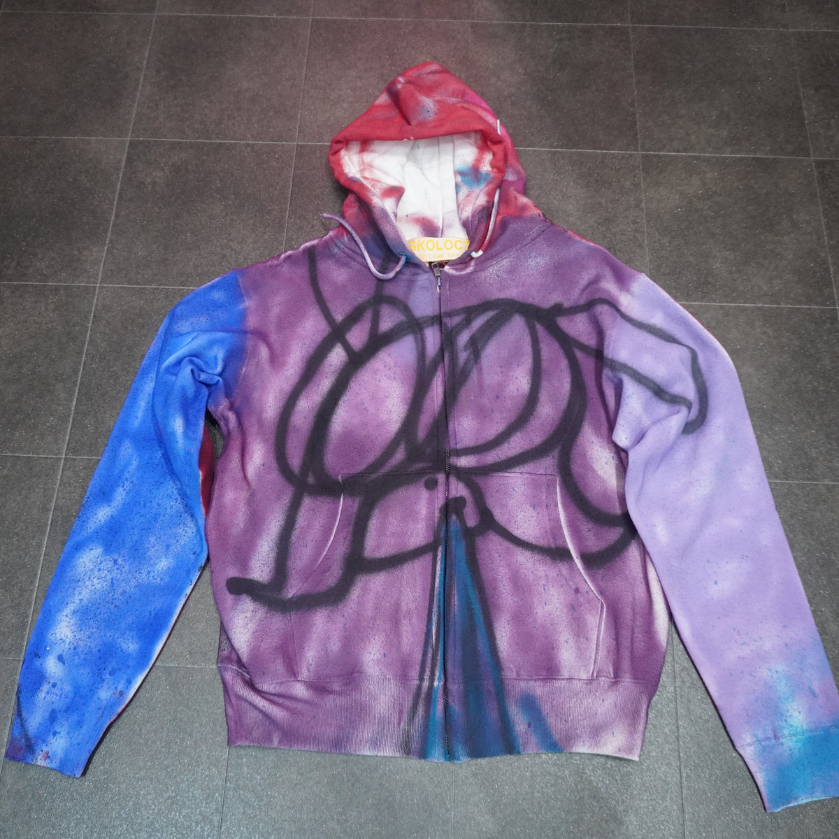 SPRAY PAINTED HOODIE