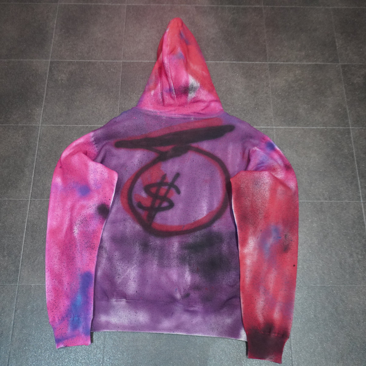 SPRAY PAINTED HOODIE