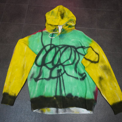 SPRAY PAINTED HOODIE