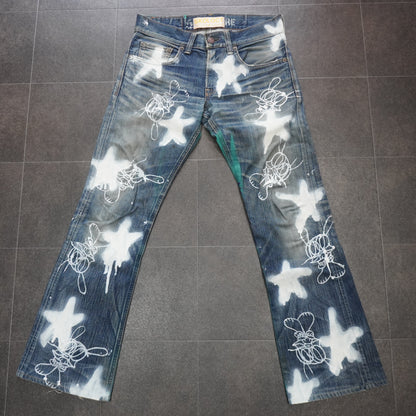 SKOLOCT SPRAY PAINTED JEANS-31
