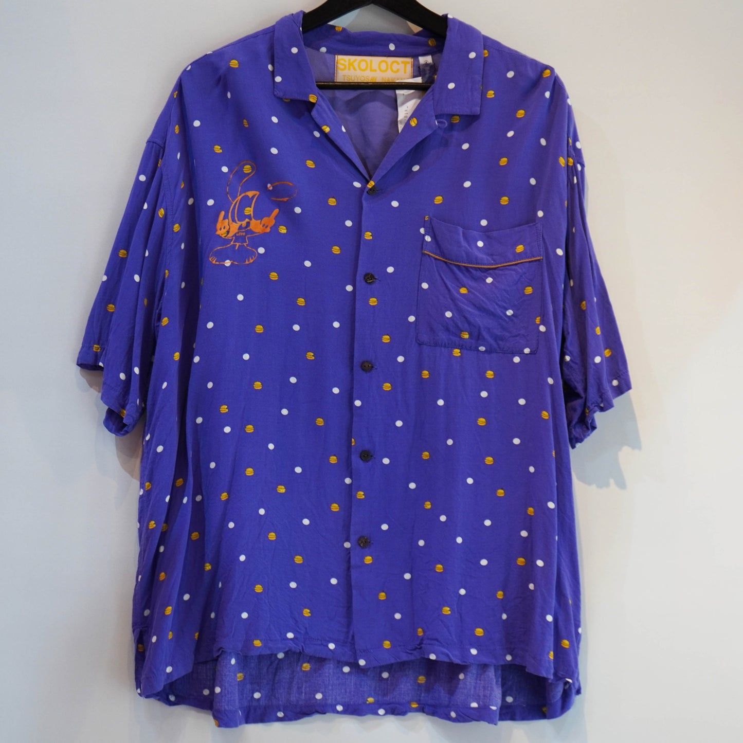 SKOLOCT FACE PRINT BURGER SHIRT