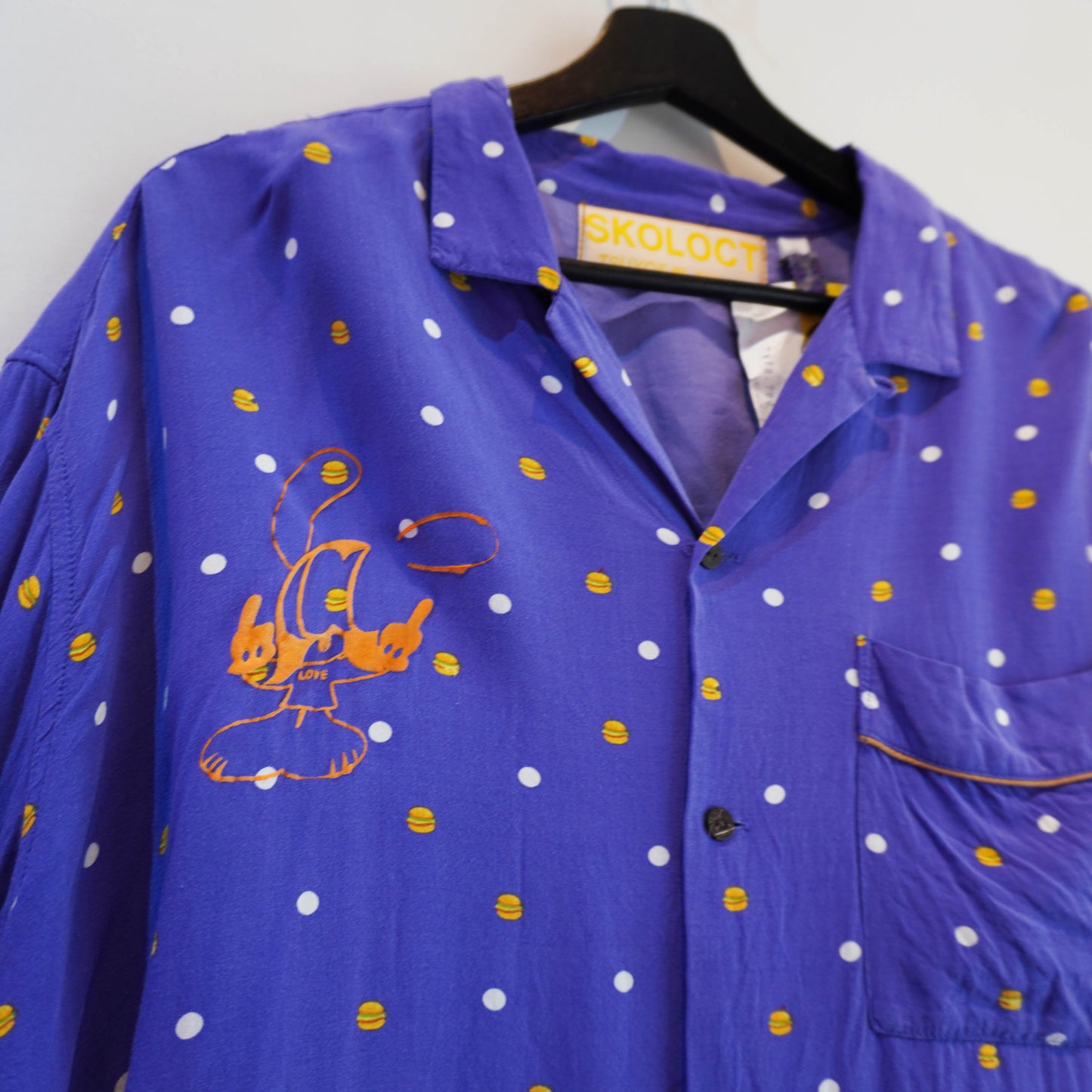 SKOLOCT FACE PRINT BURGER SHIRT