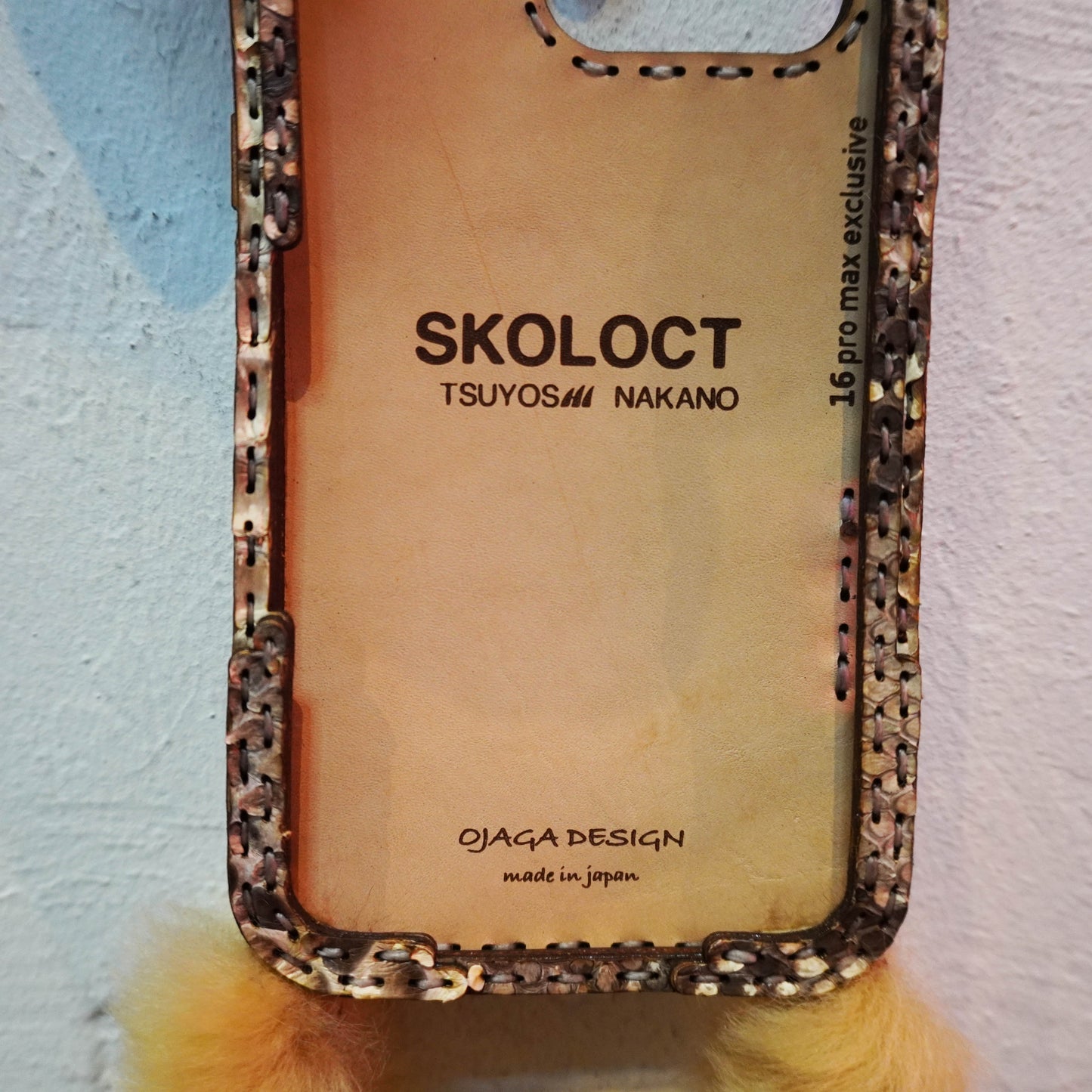 LEATHER PHONE CASE PYTHON (iPhone 16 series)
