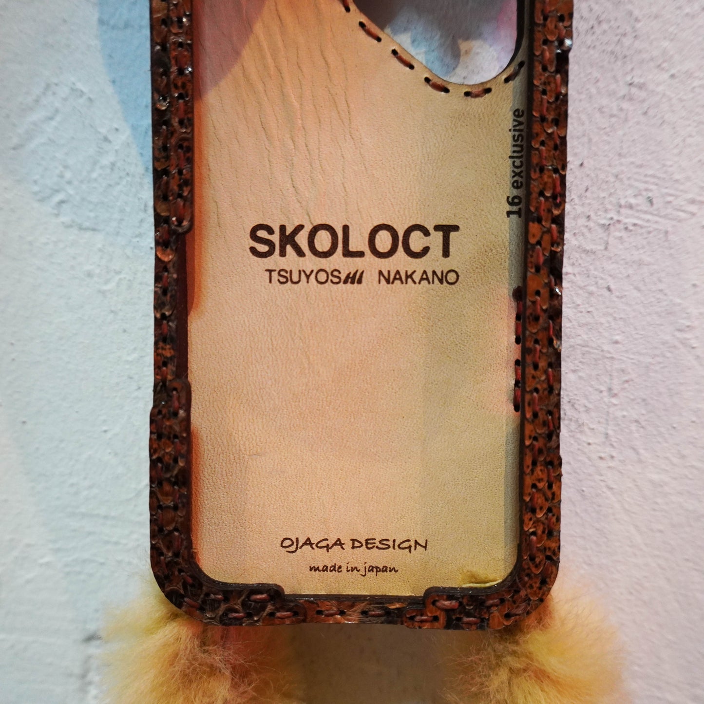 LEATHER PHONE CASE PYTHON (iPhone 16 series)