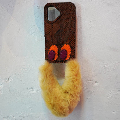 LEATHER PHONE CASE PYTHON (iPhone 16 series)