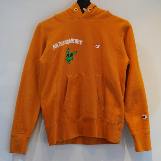 SKOLIEN FACE PRINTED REMAKE HOODIE (L)