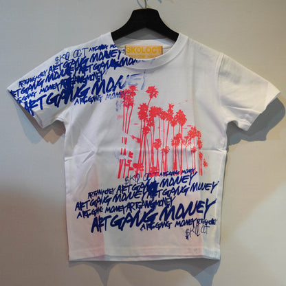 SKOLOCT PALM SLOGAN MINI T-SHIRT