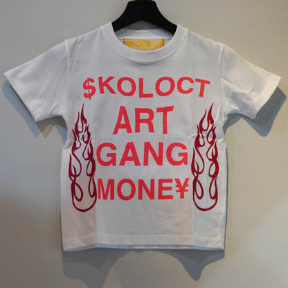 ART GANG MONEY FLAME MINI T-SHIRT