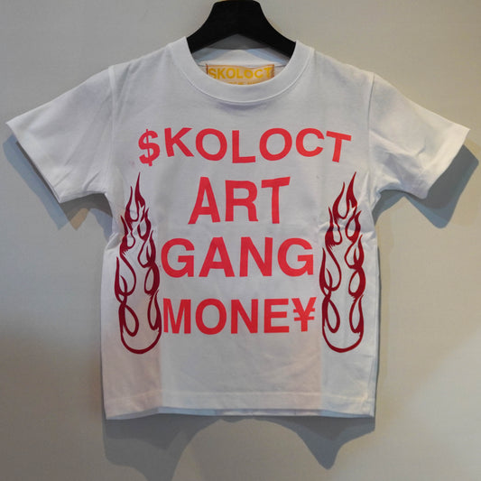 ART GANG MONEY FLAME MINI T-SHIRT