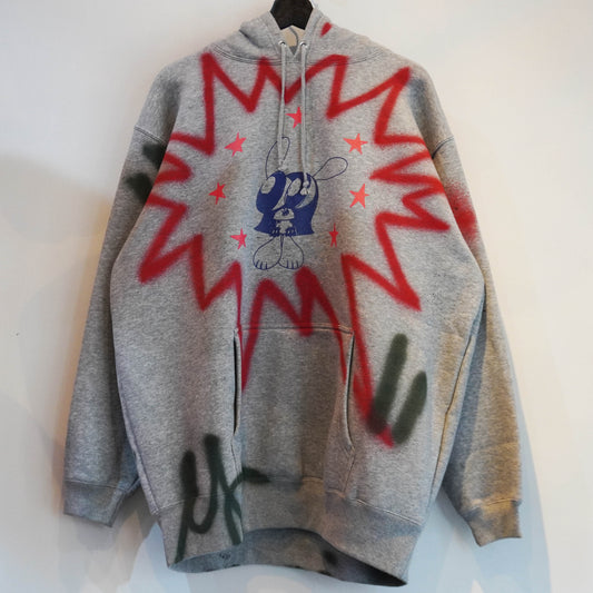 SKO STATES SPRAY PAINT REMAKE HOODIE (XXL)