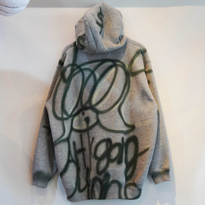 SKO STATES SPRAY PAINT REMAKE HOODIE (XXL)