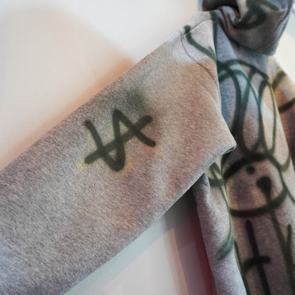 SKO STATES SPRAY PAINT REMAKE HOODIE (XXL)