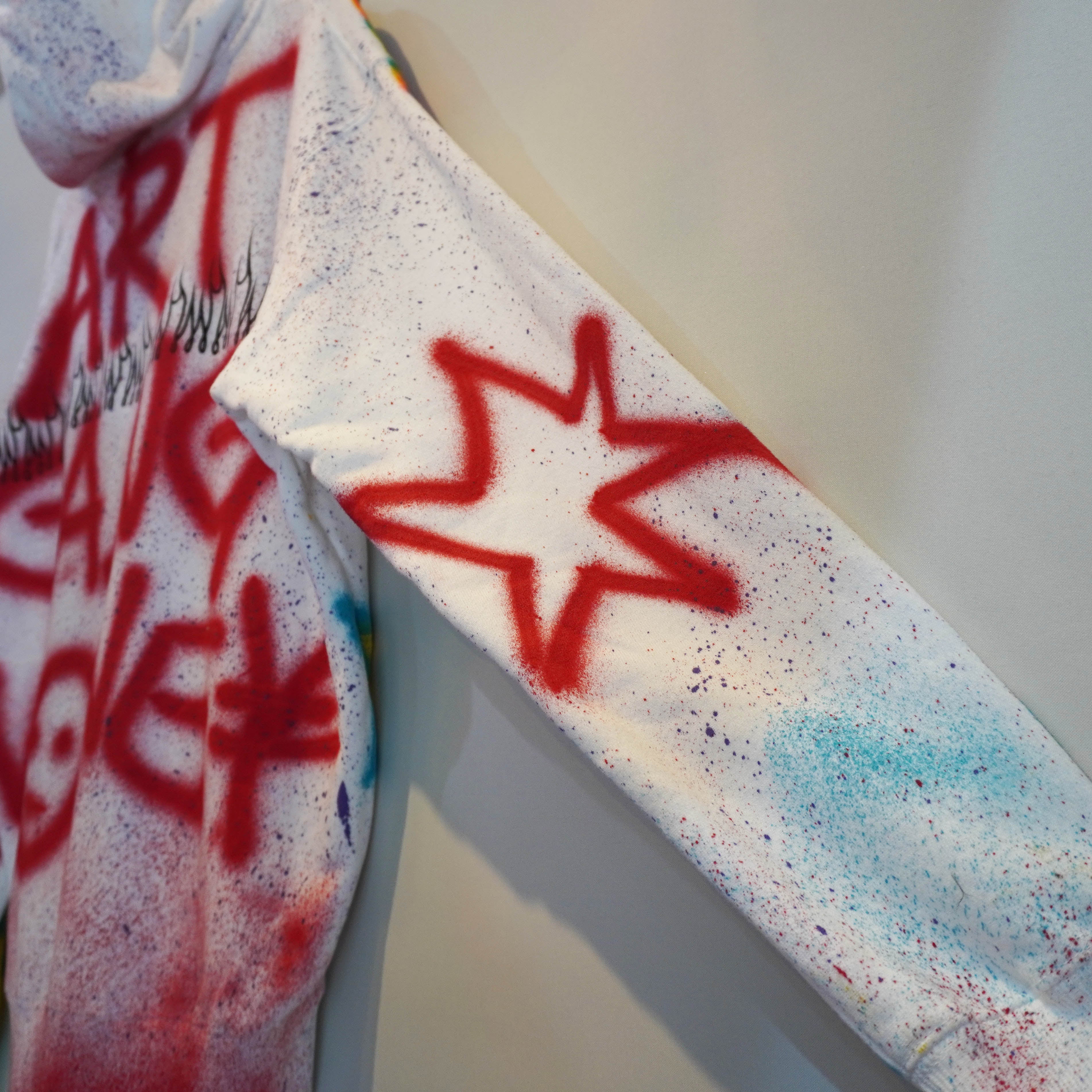 SKOLOCT SPRAY PAINTED REWORKED HOODIE (L) – Skoloct Store