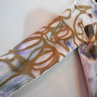 SMONES SPRAY PAINTED REWORKED HOODIE (XXL)