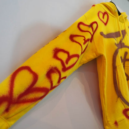 SKO HEART REWORKED HOODIE (L)