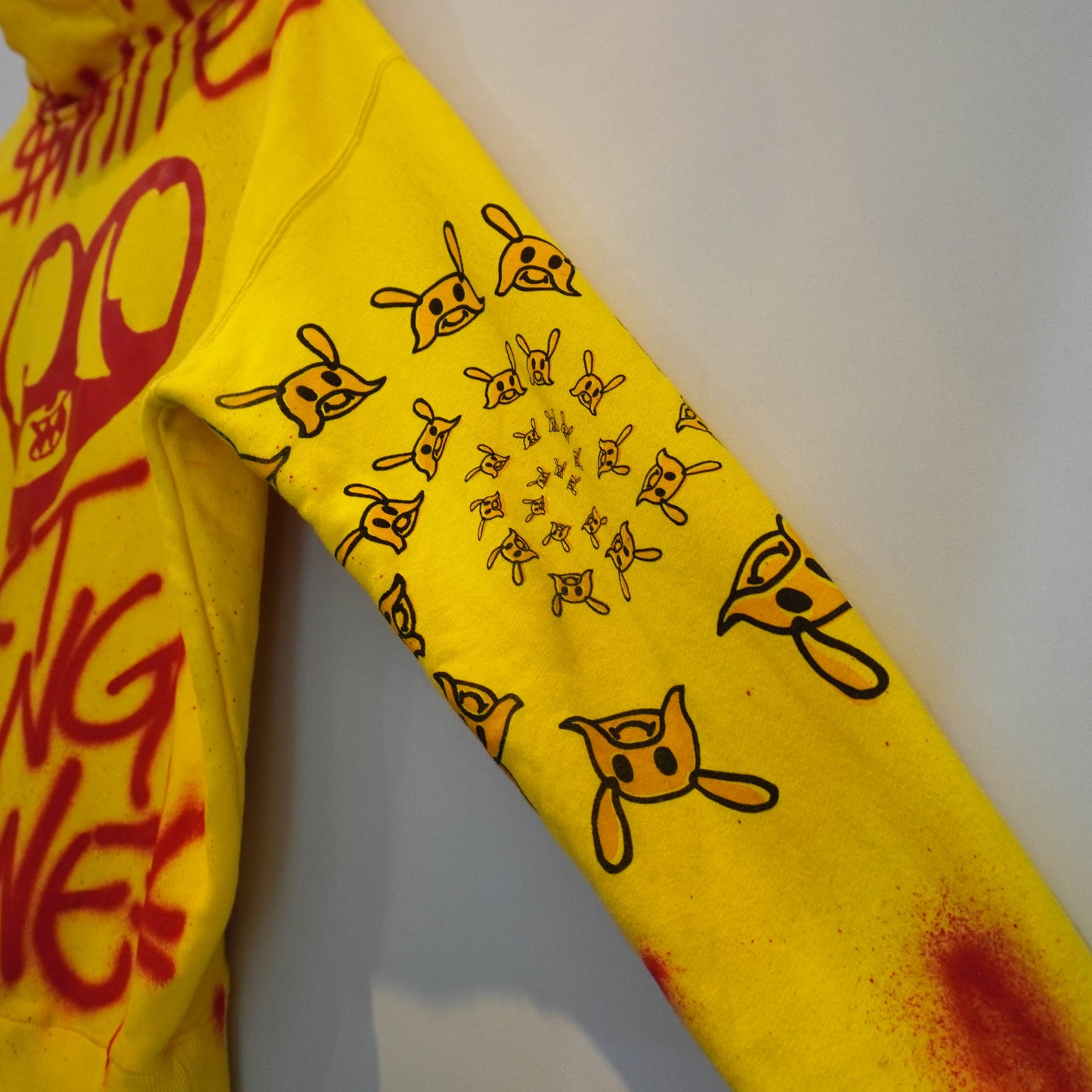 SKO HEART REWORKED HOODIE (L)