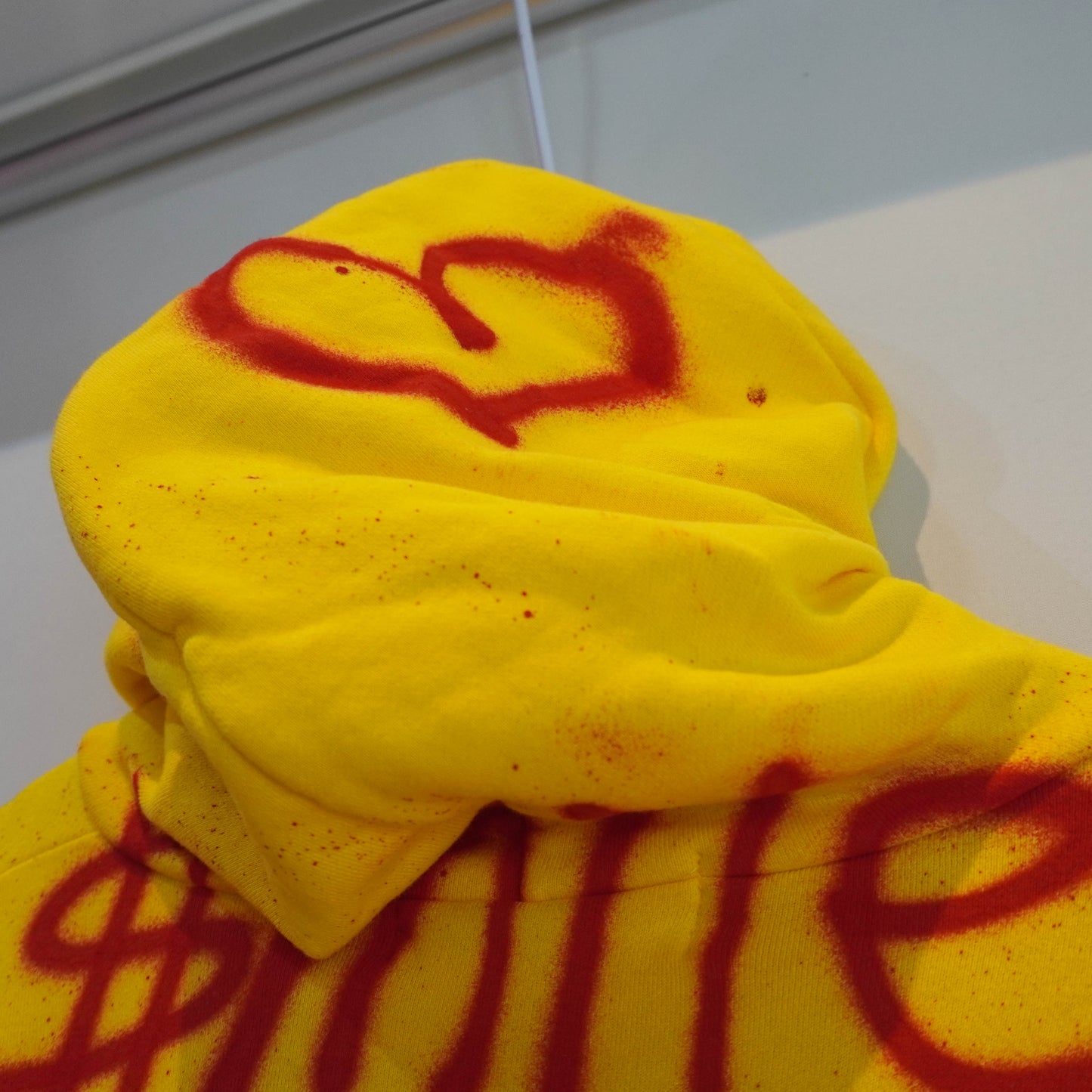 SKO HEART REWORKED HOODIE (L)