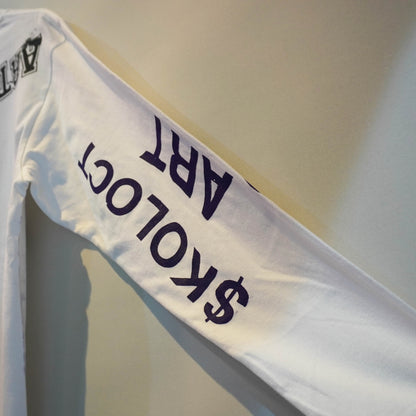 SKOLOCT DOUBLE CROSS SLOGAN L/S T-SHIRT