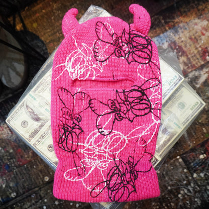 SKOLOCT PRINTED BALACLAVA (PINK)