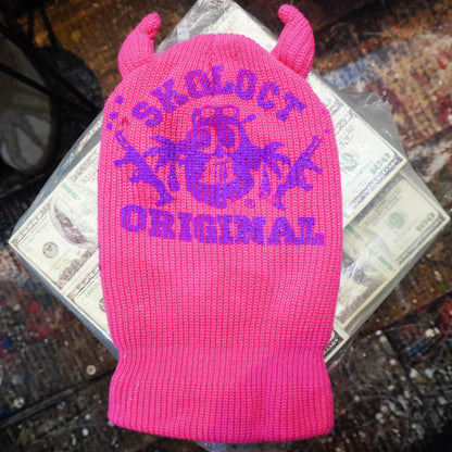 SKOLOCT PRINTED BALACLAVA (PINK)